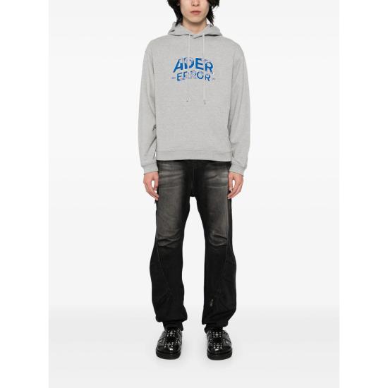 26SS 아더에러 후드 티셔츠 BN25FYHD0101GR GREY - ADER ERROR