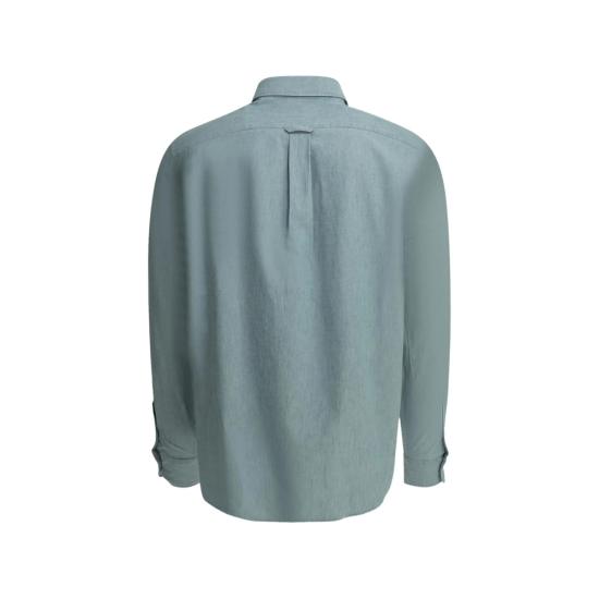 26SS 메종키츠네 긴팔 셔츠 QM00426WC5006 PUBLU BLUE - MAISON KITSUNE