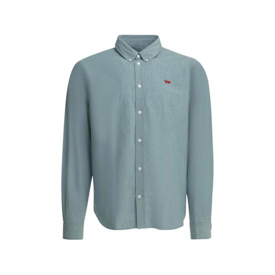 26SS 메종키츠네 긴팔 셔츠 QM00426WC5006 PUBLU BLUE