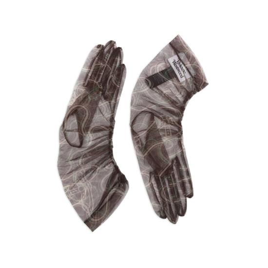 26SS 비비안웨스트우드 장갑 8202003N W01HP D401 BROWN NEUTRALS - VIVIENNE WESTWOOD