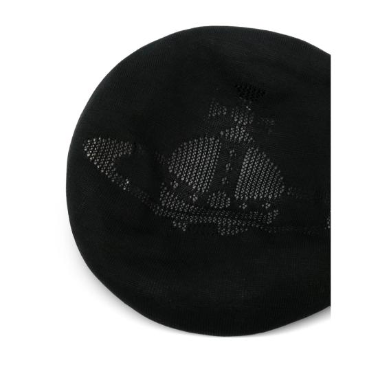 26SS 비비안웨스트우드 모자 8102002A K007F N401 BLACK - VIVIENNE WESTWOOD