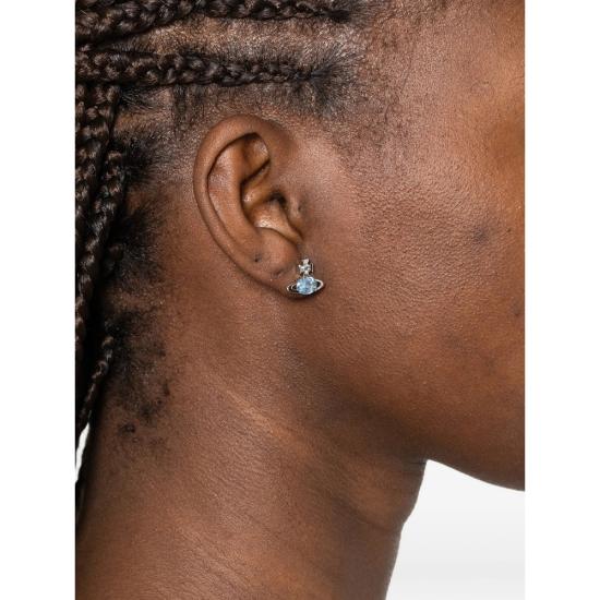 26SS 비비안웨스트우드 이어링 6201034P 02P426 P426 SILVER BLUE - VIVIENNE WESTWOOD