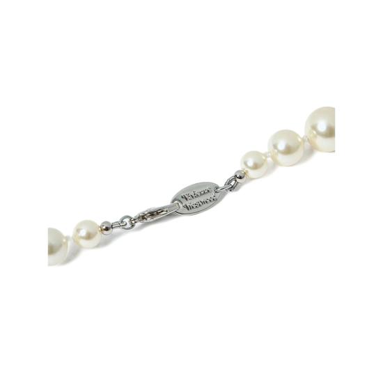 26SS 비비안웨스트우드 네크리스 63010099 02P104 P104 SILVER WHITE - VIVIENNE WESTWOOD