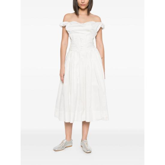 26SS 비비안웨스트우드 미디 원피스 110103BE W01EN A207 WHITE - VIVIENNE WESTWOOD