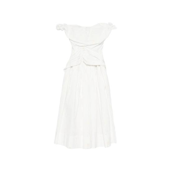26SS 비비안웨스트우드 미디 원피스 110103BE W01EN A207 WHITE