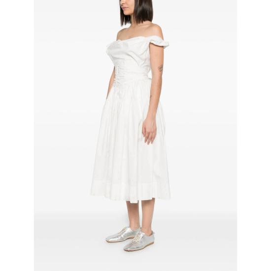 26SS 비비안웨스트우드 미디 원피스 110103BE W01EN A207 WHITE - VIVIENNE WESTWOOD