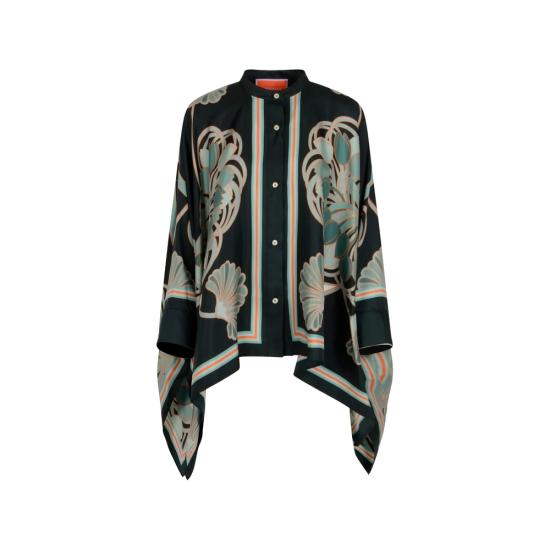 26SS 라 더블제이 셔츠 SHI0059 SIL001BTU0 GR03 GREEN BLUE