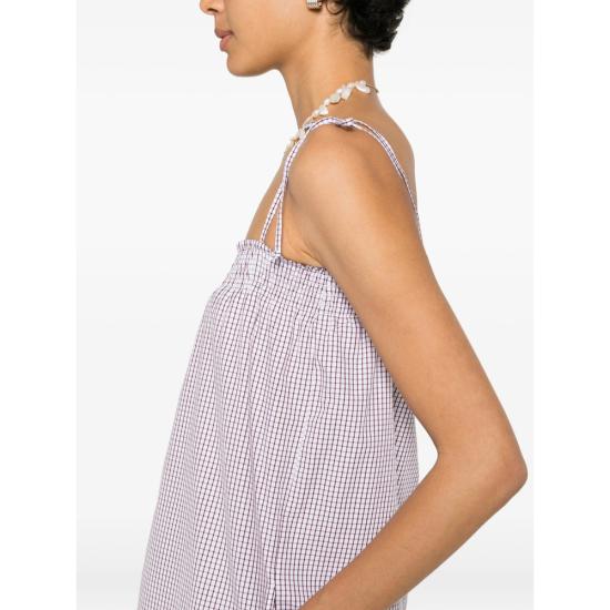 26SS 아페쎄 숏 원피스 COHNH F35266 CAE WHITE BROWN - A.P.C.