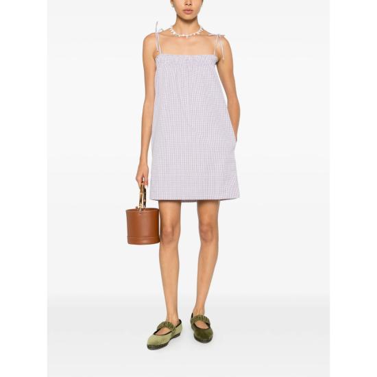 26SS 아페쎄 숏 원피스 COHNH F35266 CAE WHITE BROWN - A.P.C.