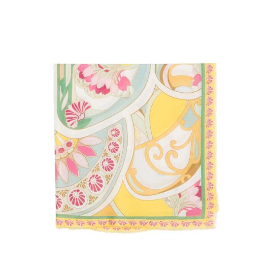 26SS 라 더블제이 머플러/스카프 SCA0060 MOS001TUL0 GR02 GREEN YELLOW