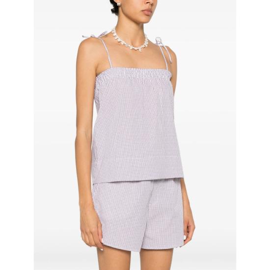 26SS 아페쎄 블라우스 COHNH F07061 CAE WHITE BROWN - A.P.C.