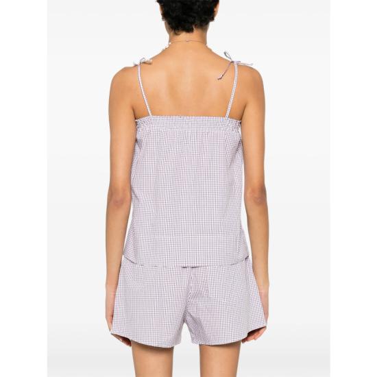 26SS 아페쎄 블라우스 COHNH F07061 CAE WHITE BROWN - A.P.C.