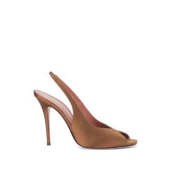 26SS 아미나 무아디 부츠 KRISTINA SLING 105 MOCHA BROWN