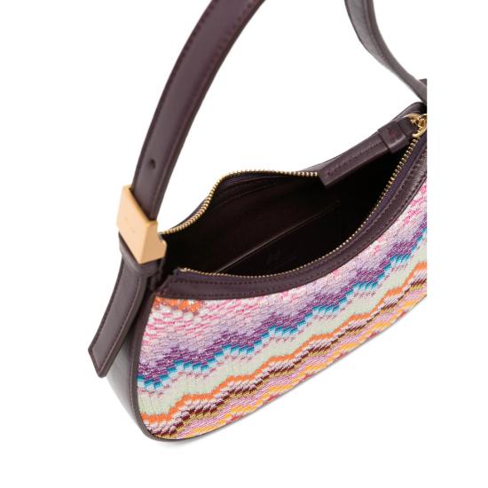 26SS 미소니 숄더백 MI10075F 029 PURPLE BLUE - MISSONI