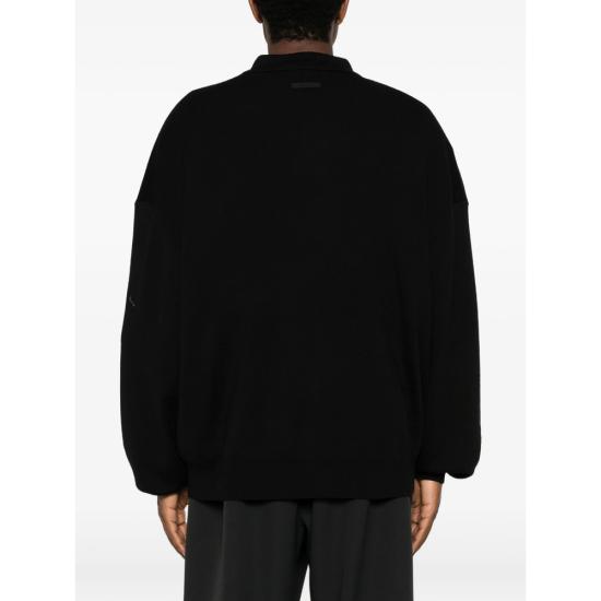 26FW 피어오브갓 폴로 티셔츠 192SP264911F VIBLK BLACK - FEAR OF GOD