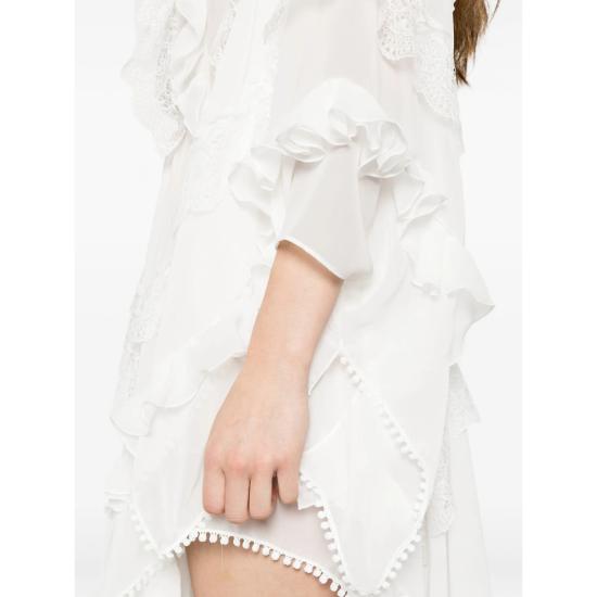 26SS 레 피유 드 에바 숏 원피스 09R10W9077 G000 1000 WHITE - LES FILLES D'EVA