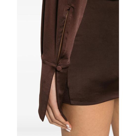 26SS 안다마네 원피스 TM190107B TJP142 DKBRO BROWN - ANDAMANE