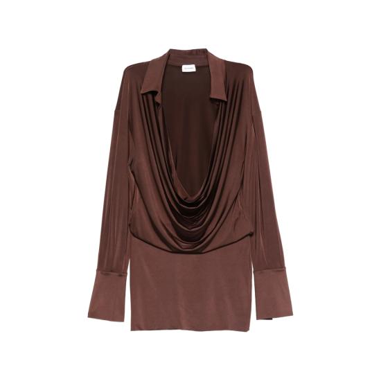 26SS 안다마네 원피스 TM190107B TJP142 DKBRO BROWN