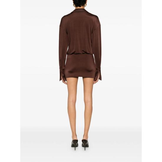 26SS 안다마네 원피스 TM190107B TJP142 DKBRO BROWN - ANDAMANE