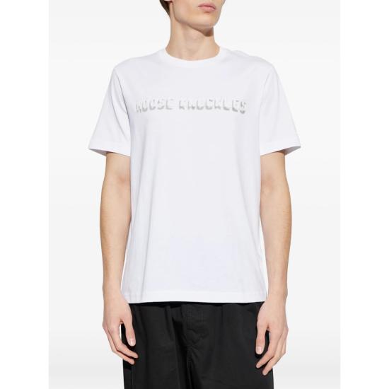 26SS 무스너클 반팔 티셔츠 M16MT707 891 WHITE - MOOSE KNUCKLES