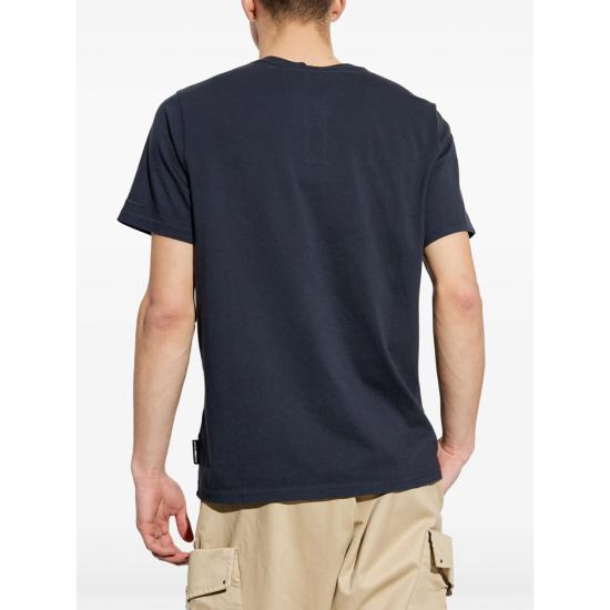 26SS 무스너클 반팔 티셔츠 M15MT777 833 BLUE - MOOSE KNUCKLES