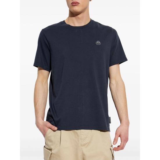 26SS 무스너클 반팔 티셔츠 M15MT777 833 BLUE - MOOSE KNUCKLES