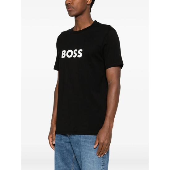 26SS 보스 반팔 티셔츠 50491706 001 BLACK - BOSS