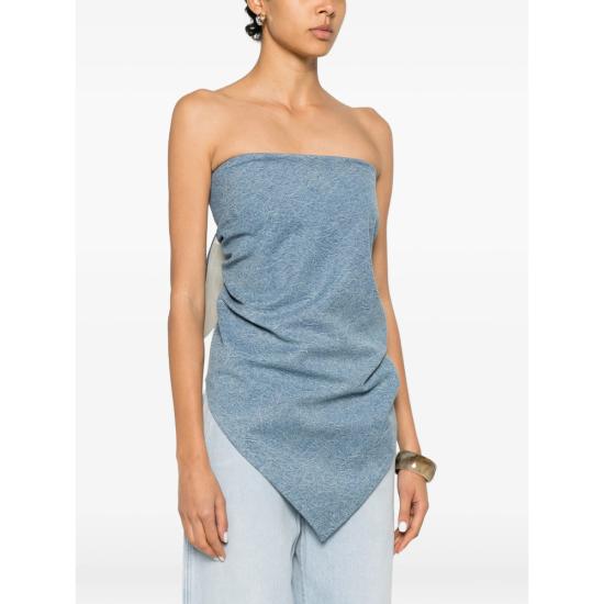 26FW 에이골디 블라우스 A7453 1254 CKIND BLUE - AGOLDE