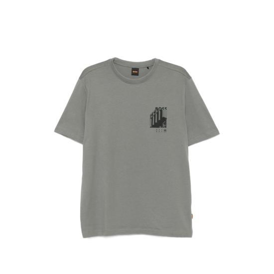 26SS 보스 반팔 티셔츠 50561853 076 GREY