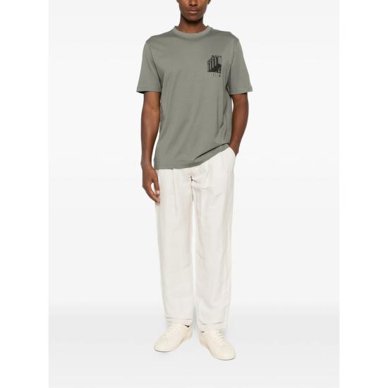 26SS 보스 반팔 티셔츠 50561853 076 GREY - BOSS