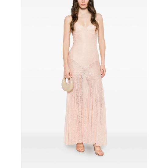 26SS 엘리자베타프랜치 미디 원피스 ABR0862E2 EA1 PINK - ELISABETTA FRANCHI