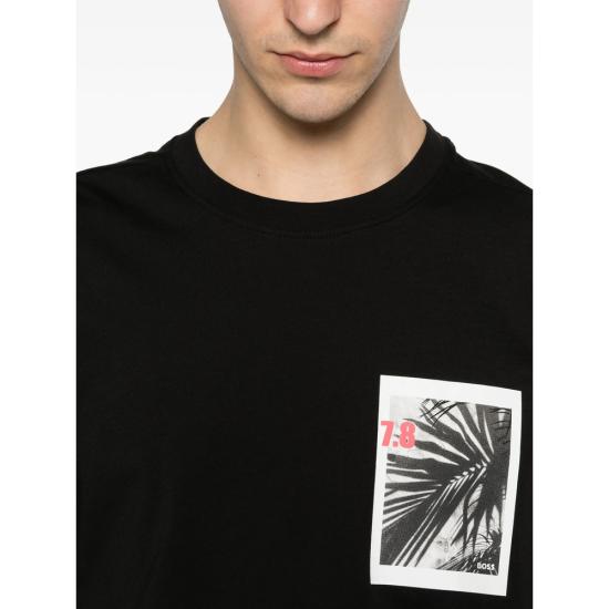 26SS 보스 반팔 티셔츠 50561853 001 BLACK - BOSS