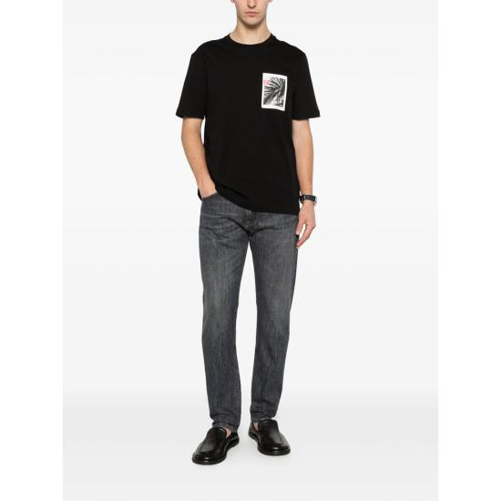 26SS 보스 반팔 티셔츠 50561853 001 BLACK - BOSS