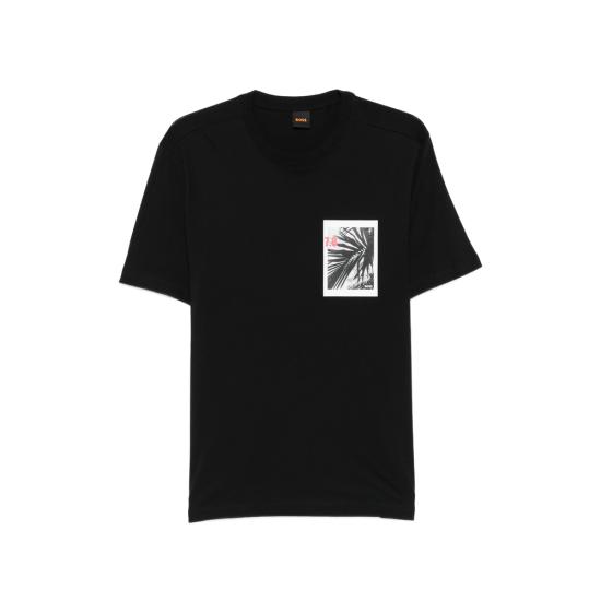 26SS 보스 반팔 티셔츠 50561853 001 BLACK