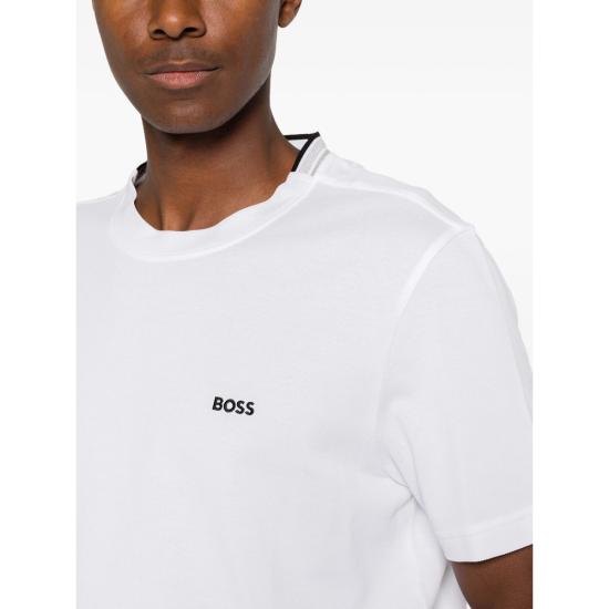 26SS 보스 반팔 티셔츠 50575207 100 WHITE - BOSS