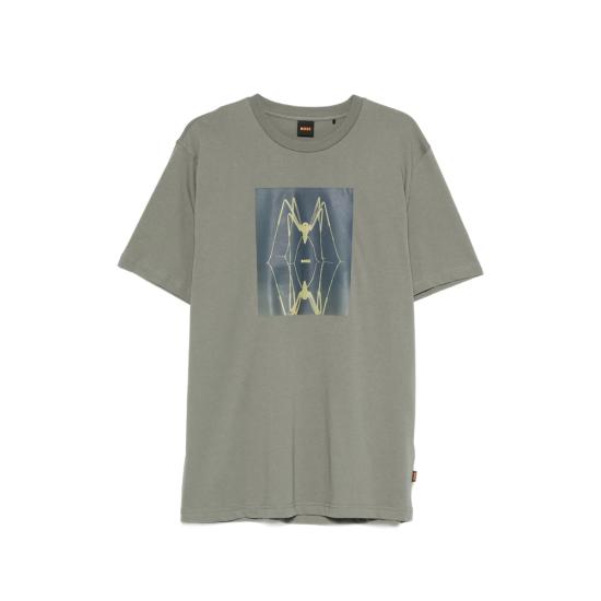 26SS 보스 반팔 티셔츠 50561861 076 GREEN