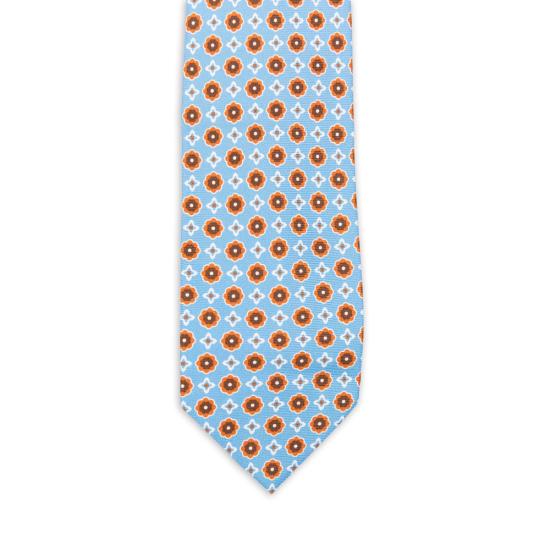 26SS 발바 넥타이 53522 0084 BLUE ORANGE - BARBA