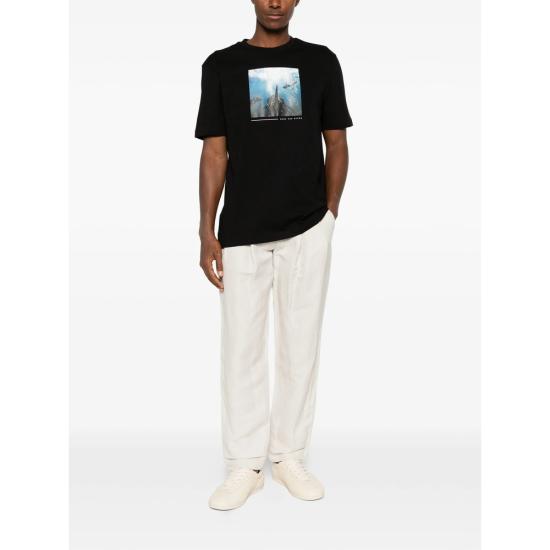 26SS 보스 반팔 티셔츠 50561861 001 BLACK - BOSS