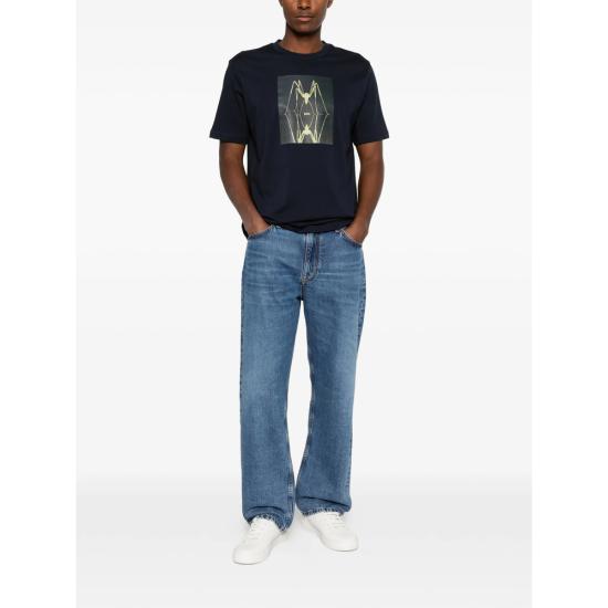 26SS 보스 반팔 티셔츠 50561861 404 BLUE - BOSS