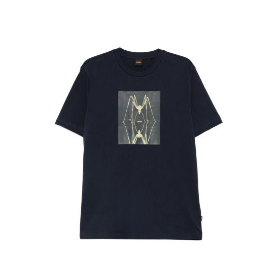 26SS 보스 반팔 티셔츠 50561861 404 BLUE