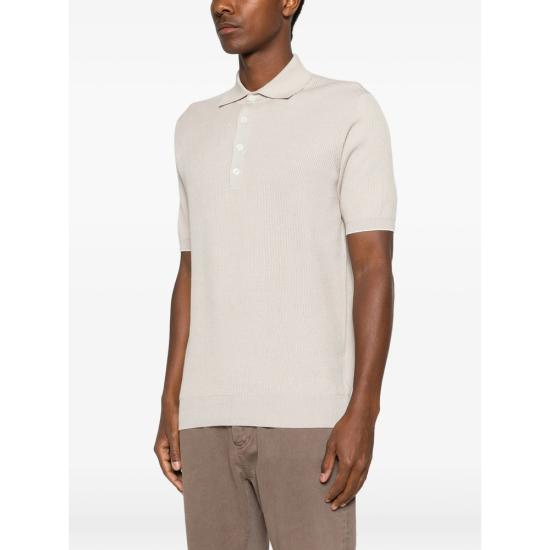 26SS 브루넬로 쿠치넬리 폴로 티셔츠 M29400025 CBD04 NEUTRALS - BRUNELLO CUCINELLI
