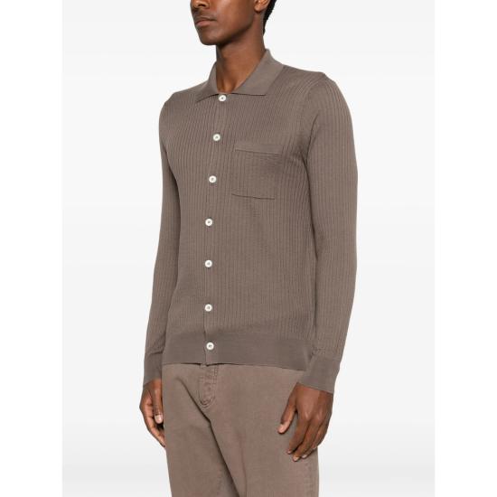 26SS 브루넬로 쿠치넬리 가디건 M29806206 C7942 BROWN - BRUNELLO CUCINELLI