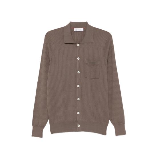 26SS 브루넬로 쿠치넬리 가디건 M29806206 C7942 BROWN