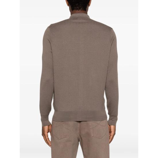 26SS 브루넬로 쿠치넬리 가디건 M29806206 C7942 BROWN - BRUNELLO CUCINELLI