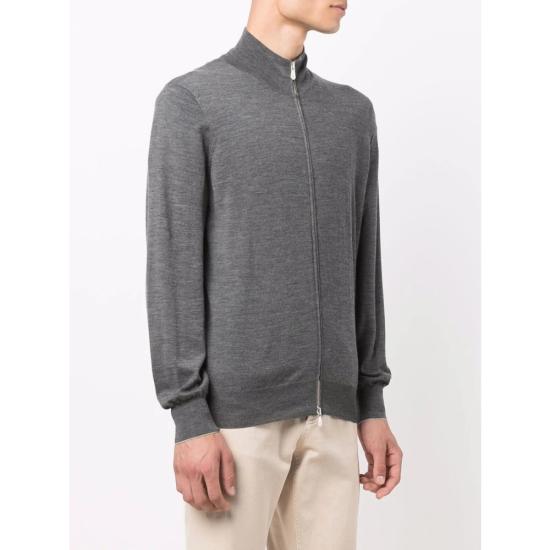 26SS 브루넬로 쿠치넬리 집업 니트 M2400106 C0218 GREY - BRUNELLO CUCINELLI
