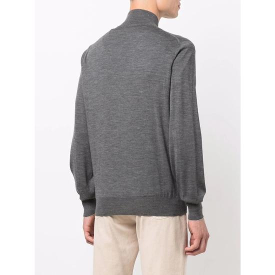 26SS 브루넬로 쿠치넬리 집업 니트 M2400106 C0218 GREY - BRUNELLO CUCINELLI