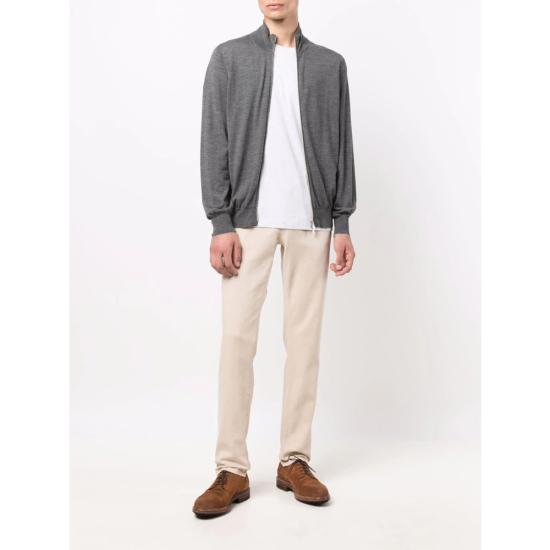 26SS 브루넬로 쿠치넬리 집업 니트 M2400106 C0218 GREY - BRUNELLO CUCINELLI