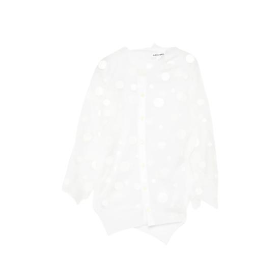 26SS 와타나베 준야 가디건 JQ N013 WHITE