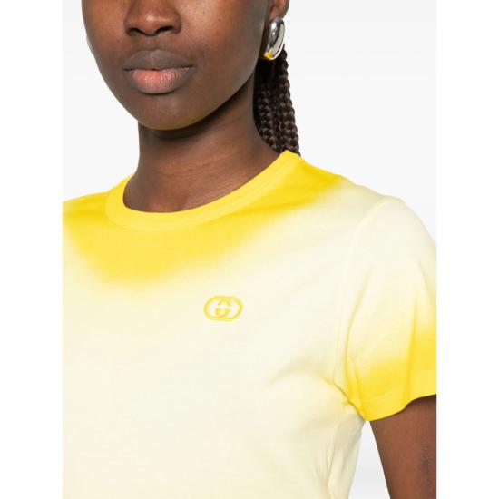 26SS 구찌 탑 838009 XJHQ7 7013 NEUTRALS YELLOW - GUCCI