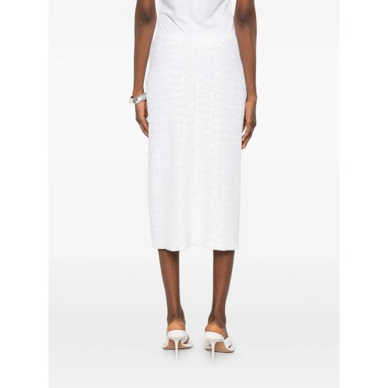 26SS 오세리 스커트 PSF235 SEQUINS PEARL WHITE - OSÉREE